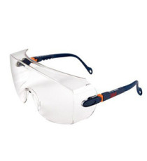 Sovraocchiali di protezione serie 2800 - policarbonato - montatura blu scuro - lenti trasparente - 3M