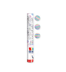 Sparacoriandoli Cannon - colori assortiti - metal iridescente - gittata 8 mt - Big Party
