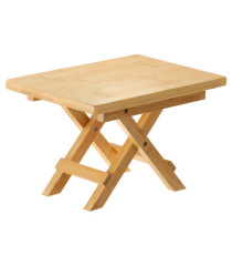 Stand richiudibile - 30 x 20 x18 cm - bamboo - colore naturale - Leone