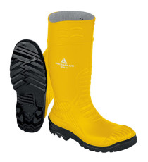 Stivali di sicurezza Iron S5 SRC - taglia 43 - PVC - giallo - Deltaplus