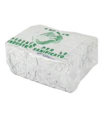Stracci - per pulizia industriale - 2 kg - bianco