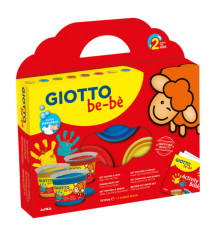 Supercolori a dita - 100 ml  - rosso, blu, giallo - Giotto - conf. 3 pezzi