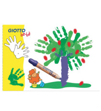 Supercolori a dita - 100 ml  - rosso, blu, giallo - Giotto - conf. 3 pezzi