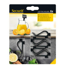 Supporti clip per targhette - Securit - set 6 pezzi