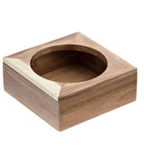Supporto caraffa - in bamboo - 20x20x8 cm - colore naturale - Leone