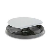 Supporto monitor Spin2 - portaccessori - portata massima 18 kg - grigio - Kensington