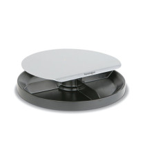 Supporto monitor Spin2 - portaccessori - portata massima 18 kg - grigio - Kensington