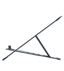 Supporto notebook - regolabile ultrapiatto - grigio scuro - in alluminio - Leitz