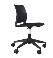 Seduta Home/Office Alpha APGN - senza braccioli - nero - Unisit