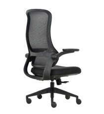 Seduta operativa ergonomica Aurora CHLN18 - braccioli regolabili - nero - Unisit