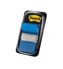 Segnapagina Post-it Index Medium - 680-2 - 25,4 x 43,2 mm - blu - Post-it - conf. 50 pezzi