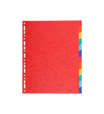 Separatore Forever - 12 tacche - cartoncino riciclato 220 gr - A4 maxi - multicolore - Exacompta