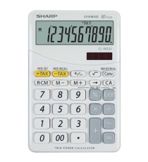 Sharp - Calcolatrice da tavolo - Bianco - EL M332B - 10 cifre