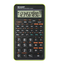 Sharp - Calcolatrice scientifica - verde - EL 501TBGR