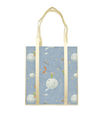 Shopper con manici - fantasia Il Piccolo Principe - 35 x 40 x 8 cm - carta lavabile 100 gr - Kartos