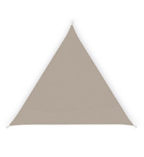 Tenda a vela triangolare ombreggiante - 3,6 x 3,6 x 3,6 m - PL - tortora - X-Robust