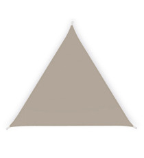 Tenda a vela triangolare ombreggiante - 3,6 x 3,6 x 3,6 m - PL - tortora - X-Robust
