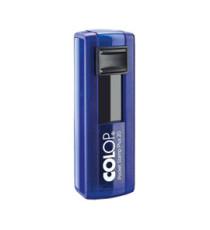 Timbro Pocket Stamp Plus 20 - 14 x 38 mm - 4 righe - autoinchiostrante - blu indaco - Colop