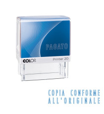 Timbro Printer 20/L G7 - COPIA CONFORME - 1,4 x 3,8 cm - autoinchiostrante - Colop