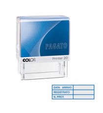 Timbro Printer 20/L G7 - DATA ARRIVO... -  1,4 x 3,8 cm - autoinchiostrante - Colop