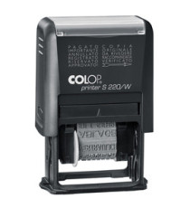 Timbro Printer S220/W Polinomio - 12 diciture - 4 mm - autoinchiostrante - Colop