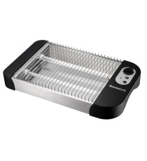Tostiera piatta elettrica TOSTONE PLUS - 41 x 25 x 7,5 cm - 600 W - nero/argento - Melchioni family