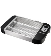 Tostiera piatta elettrica TOSTONE PLUS - 41 x 25 x 7,5 cm - 600 W - nero/argento - Melchioni family