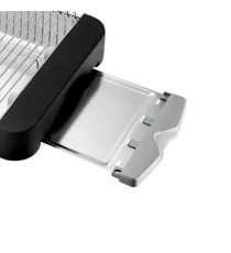 Tostiera piatta elettrica TOSTONE PLUS - 41 x 25 x 7,5 cm - 600 W - nero/argento - Melchioni family