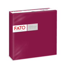 Tovagliolo linea AirLaid - carta - 40 x 40 cm - bordeuax - Fato - conf. 50 pezzi