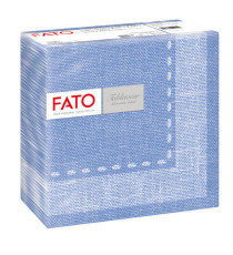 Tovagliolo linea AirLaid - carta - 40 x 40 cm - cachemire/blu - Fato - conf. 50 pezzi
