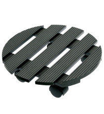 Trolley portavaso in WPC idrorepellente - Ø 30 cm - Verdemax