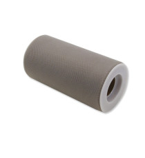 Tulle in rotolo - 12,5 cm x 25 mt - argento opaco - Big Party