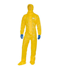 Tuta di protezione Deltachem - taglia XL - giallo - Deltaplus