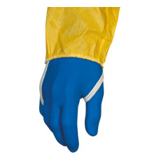 Tuta di protezione Deltachem - taglia XL - giallo - Deltaplus