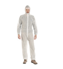 Tuta monouso Coverall 40 - taglia M - PLP - bianco - Worker