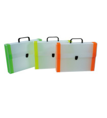 Valigetta Polionda - 28 x 38cm - dorso 5 cm - dorso fluo - Colorosa