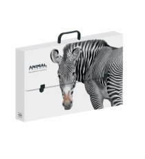 Valigetta polionda Animal Friends - 28 x 38 cm - dorso 5 cm - fantasie assortite - Colorosa