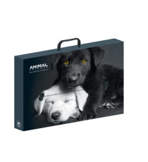Valigetta polionda Animal Friends - 28 x 38 cm - dorso 5 cm - fantasie assortite - Colorosa