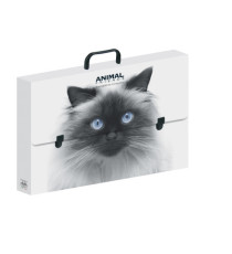 Valigetta polionda Animal Friends - 28 x 38 cm - dorso 5 cm - fantasie assortite - Colorosa