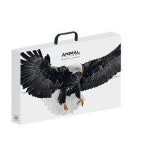 Valigetta polionda Animal Friends - 28 x 38 cm - dorso 5 cm - fantasie assortite - Colorosa