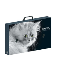 Valigetta polionda Animal Friends - 28 x 38 cm - dorso 5 cm - fantasie assortite - Colorosa