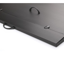 Valigetta Polionda Every Line Total Black - 27x37,5 cm - dorso 5 cm - Favorit