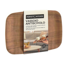 Vassoio antiscivolo - in legno frassino - 28 x 20 cm - Perfetto