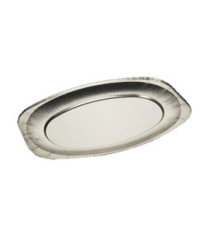 Vassoio in alluminio - 35 x 24,3 x 2,1 cm - Cuki professional - conf. 10 pezzi
