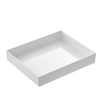 Vassoio Venezia - 32,5 x 26,5 x 6 cm - melamina - bianco - Leone
