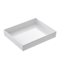 Vassoio Venezia - 32,5 x 26,5 x 6 cm - melamina - bianco - Leone