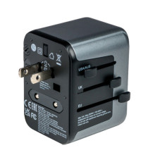 Verbatim - Adattatore da viaggio UTA-03 PD30W / QC / 2xUSB / 2xType-C
