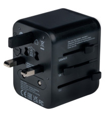 Verbatim - Adattatore viaggio UTA-02 con 2 x USB-A