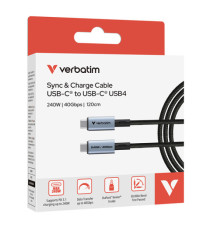 Verbatim - Cavo USB-C  a USB-C_240W_40Gbps - 31847 - 120cm