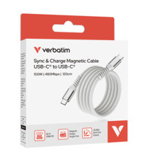 Verbatim - Cavo USB-C to USB-C 100W - Grigio - 31854 - 120cm